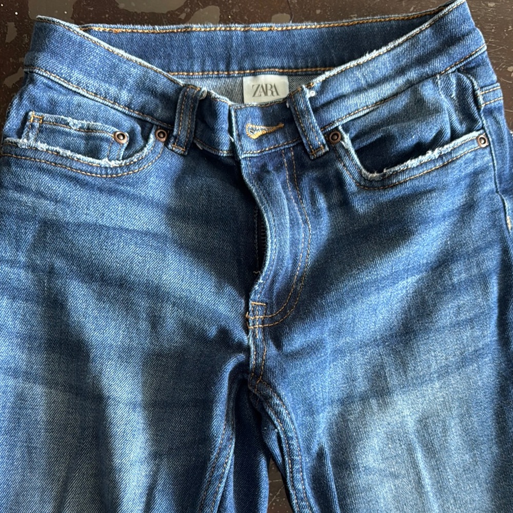 Zara Classic Blue Denim Pants